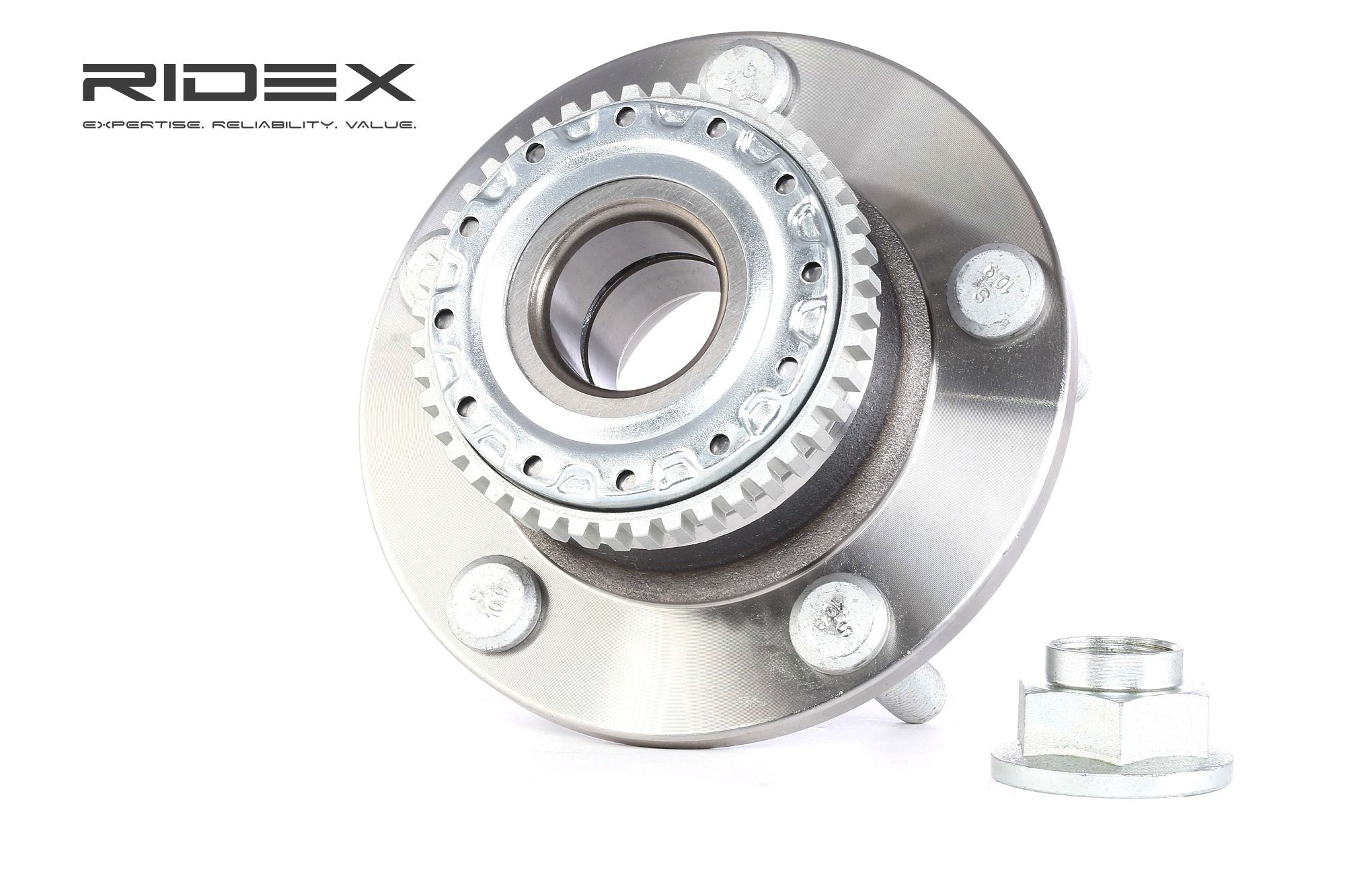 RIDEX Pyöränlaakerit HYUNDAI 654W0621 527102C000,527102C001,527102C005 Pyöränlaakerisarja 527102C100,527102C101,527102C105,527102C205,527102C305
