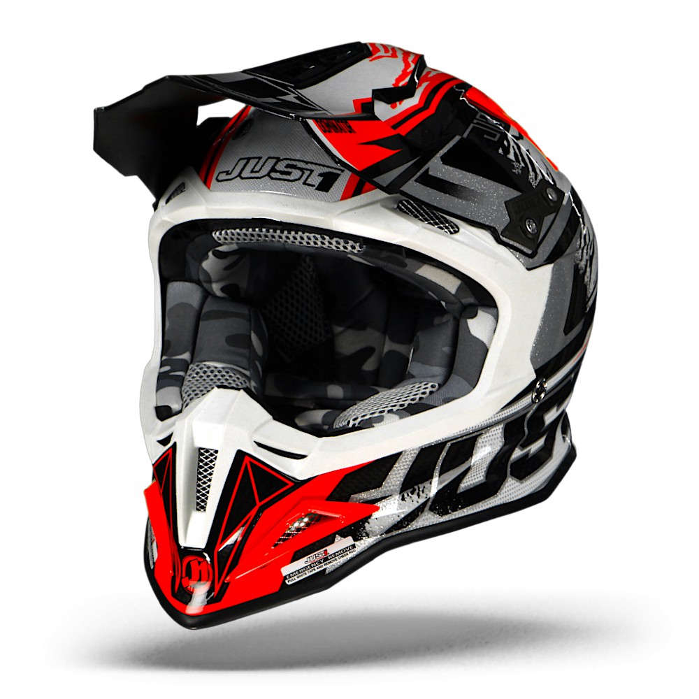 Just1 J12 Dominator White Red S