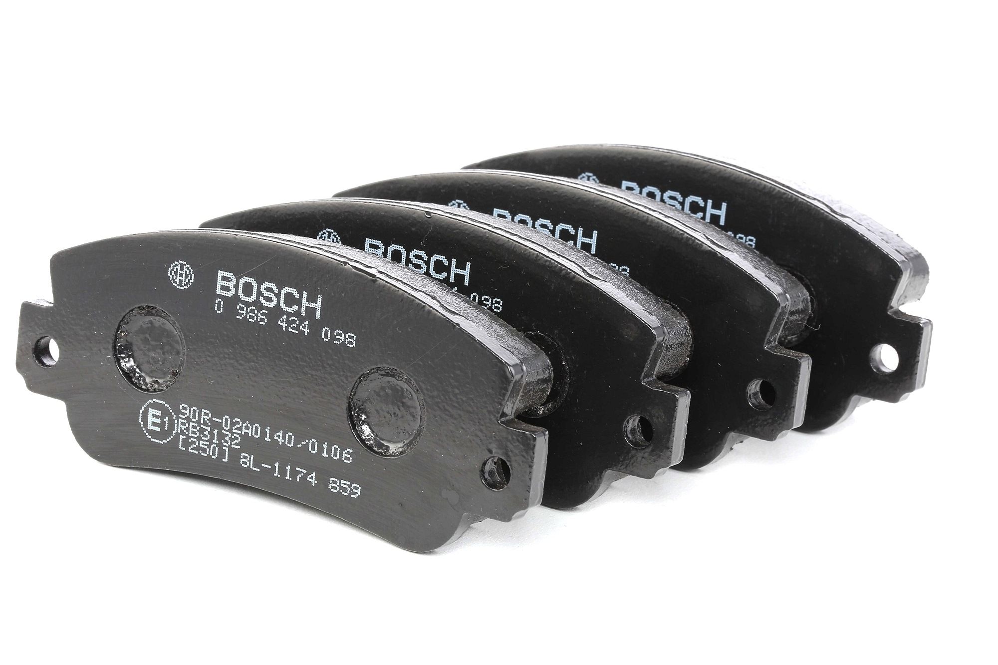 BOSCH Jarrupalat FIAT,SEAT,LANCIA 0 986 424 098 5892309,5892310,5892312 Jarrupalasarja,Jarrupala, Levyjarru 5951660,5951671,77362266,791235,791236