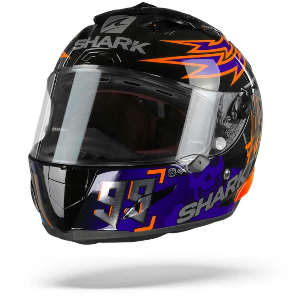 Shark Race-R Pro Lorenzo Catalunya GP 2019 Black Red Blue KRB S