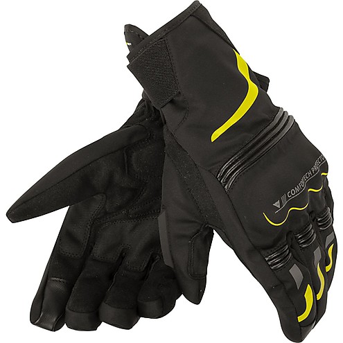 Dainese Tempest Unisex D-Dry Black Yellow-Fluo Short XS