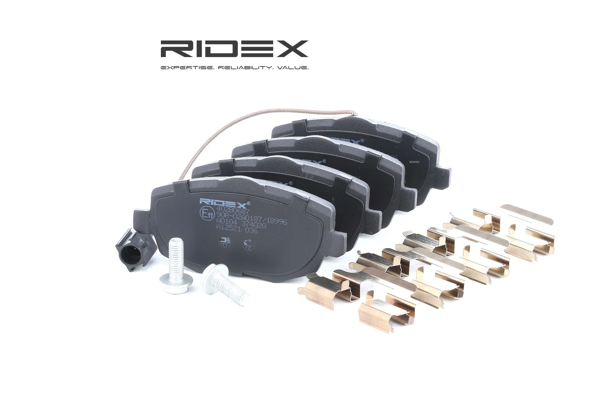 RIDEX Jarrupalat LANCIA 402B0687 77364332,71773150,77364331 Jarrupalasarja,Jarrupala, Levyjarru 77364332,77365217,77365218
