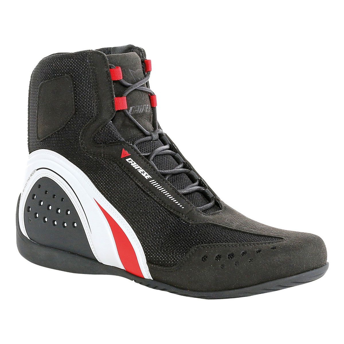 Dainese Motorshoe D-WPJB Black White Red 40