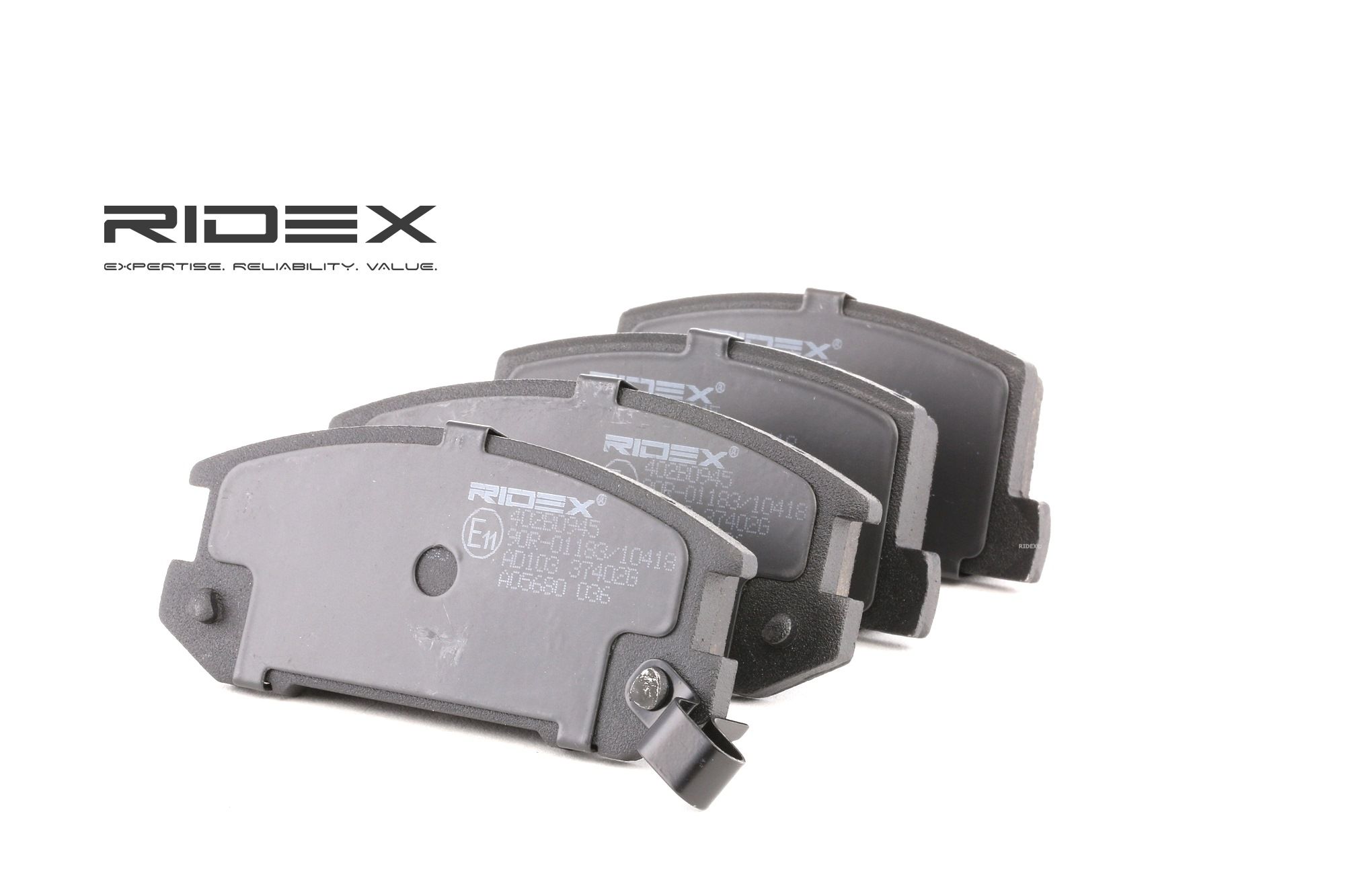 RIDEX Jarrupalat TOYOTA 402B0945 AY060TY011,0446617010,0446617020 Jarrupalasarja,Jarrupala, Levyjarru 0446617030,0446617040,0446617050,0446617051