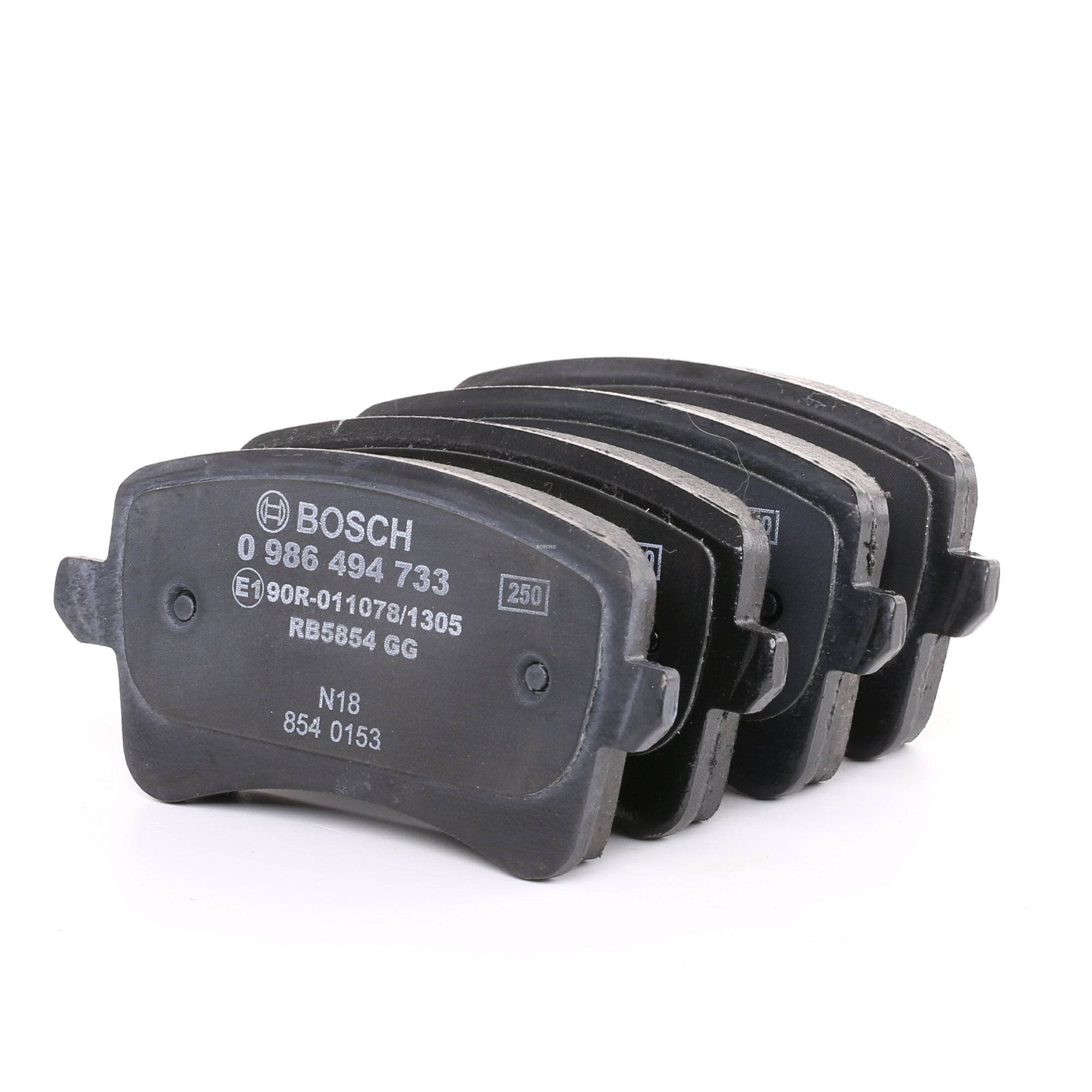 BOSCH Jarrupalat AUDI 0 986 494 733 8K0698451,8K0698451D,8K0698451E Jarrupalasarja,Jarrupala, Levyjarru 8K0698451G,8K0698451,8K0698451D,8K0698451E