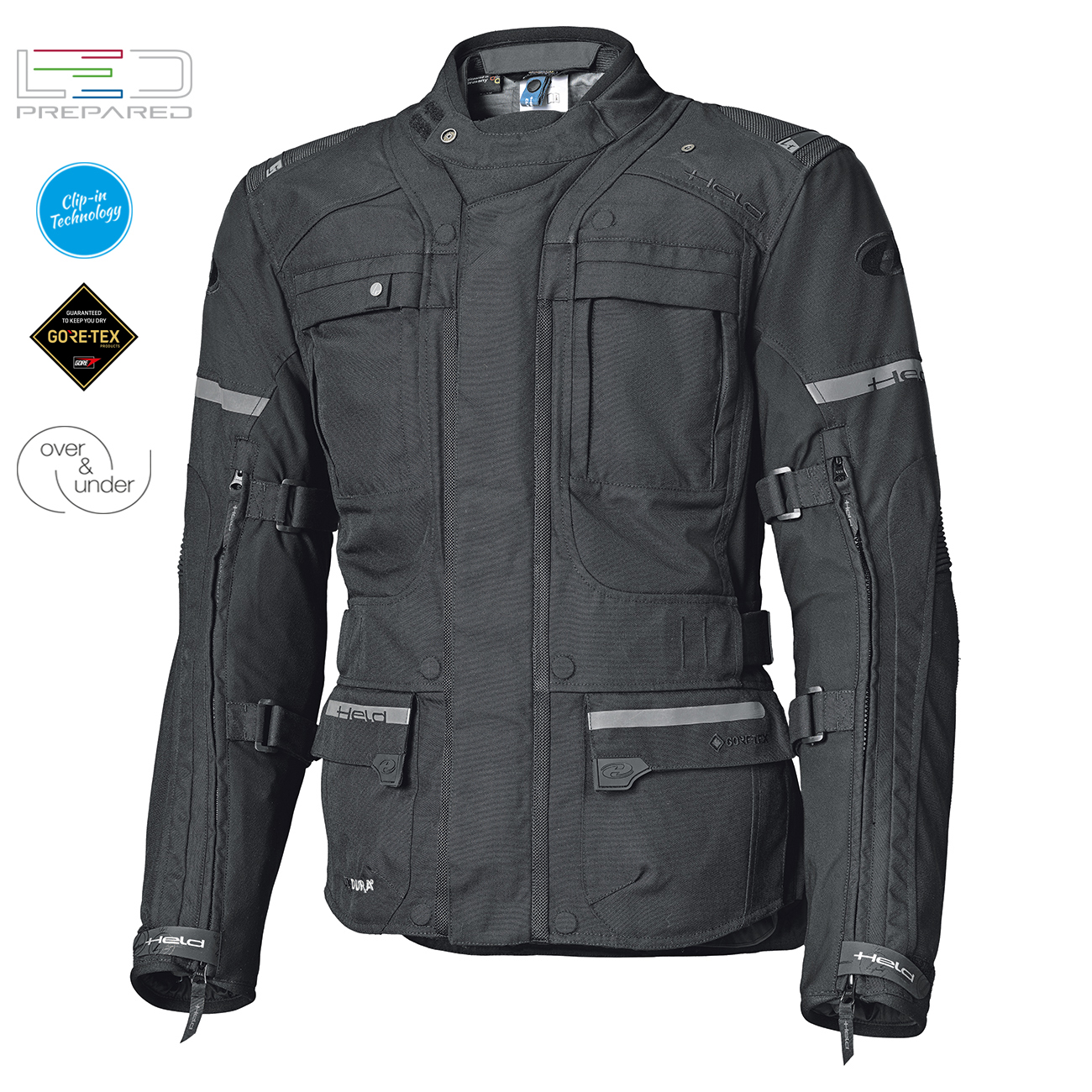 Held Carese Evo Gore Tex Touring Jacket Black L