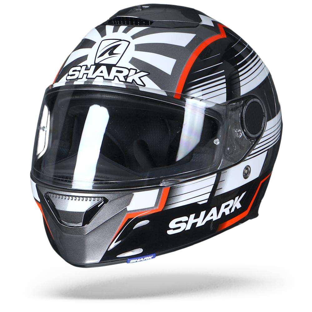 Shark Spartan 1.2 Zarco Malaysian GP AWR Anthracite White Red 2XL