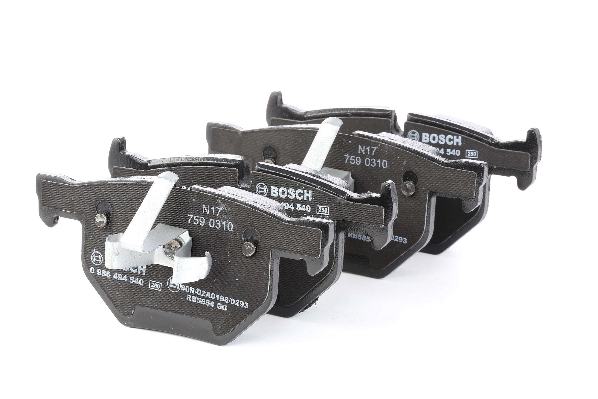 BOSCH Jarrupalat BMW 0 986 494 540 34216769105,34216775678,34216791938 Jarrupalasarja,Jarrupala, Levyjarru