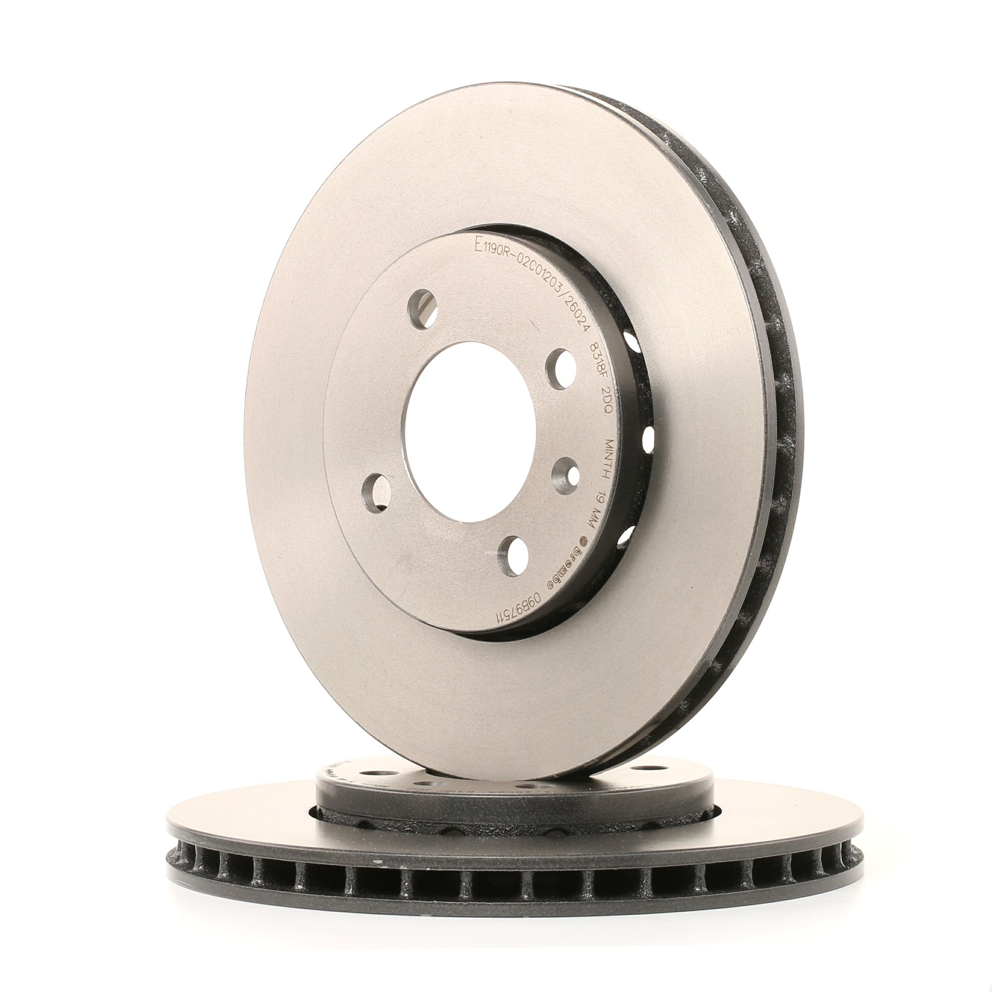 BREMBO Jarrulevyt VW,SKODA,SEAT 09.B975.11 1S0615301,1S0615301H,JZW698302CD Jarrulevy 1S0615301,1S0615301H,1S0615301J,1S0615301L,JZW698302CD,1S0615301
