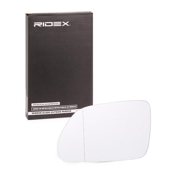 RIDEX Sivupeilin Lasi VW,SKODA 1914M0099 1Z1857521F,6Q0857521F Peililasi, Ulkopeili