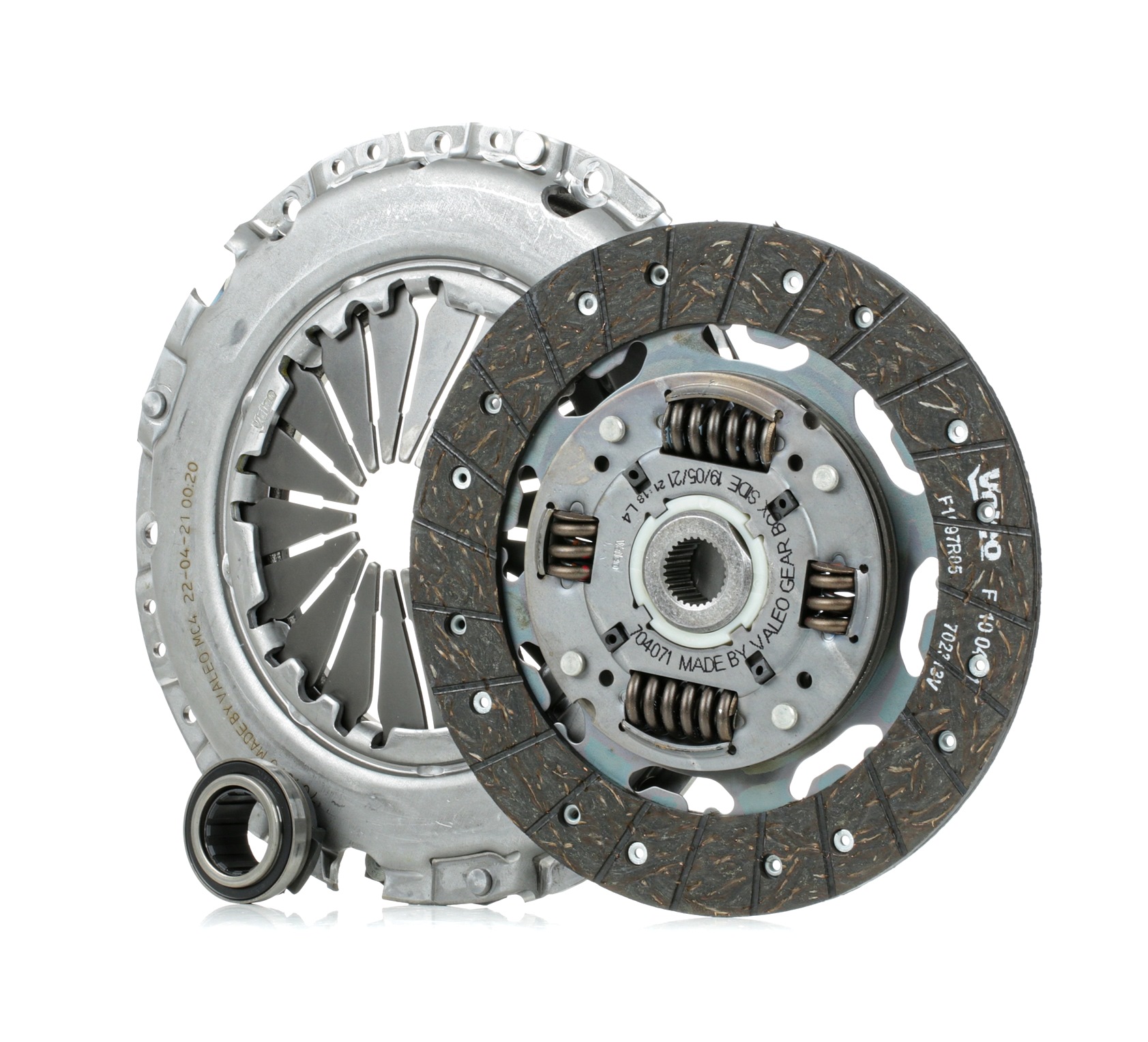 VALEO Kytkinpaketti VW,AUDI,SKODA 832204 02T141153F,03C141025G,03C141031D Kytkinsarja 04E141016D,04E141025A,04E141026B,04L141015D,2T141153F,3C141025G