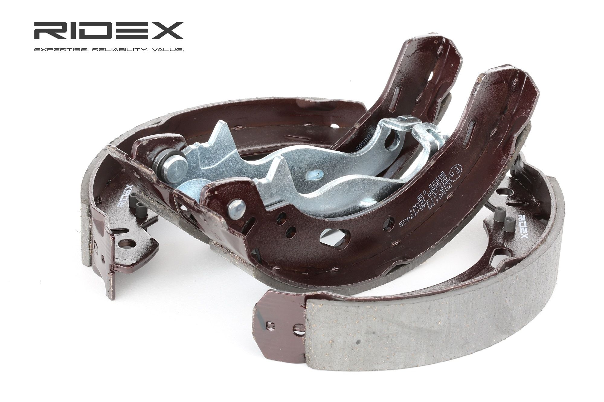 RIDEX Jarrukengät FORD,MAZDA 70B0139 1550225,1695033,1737303 Jarrukenkäsarja 1802623,1894327,8V512200AA,E4B12200AA,8V512200AB,8V512200AC,8V512200AD