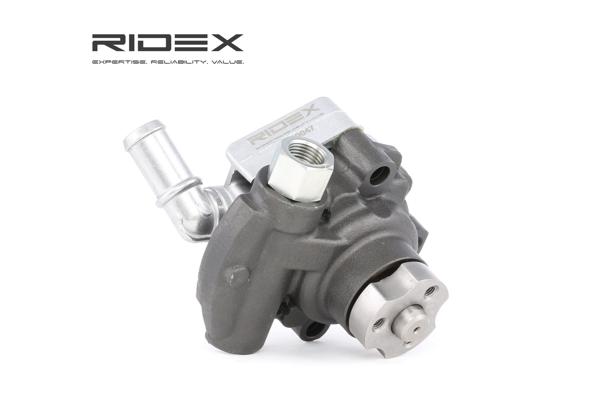 RIDEX Ohjaustehostimen Pumppu FORD 12H0047 1117631,1357629,1475652 Hydrauliikkapumppu, Ohjaus 1C153A674AB,1C153A674AD,1C153A674AE,4055852,4120386