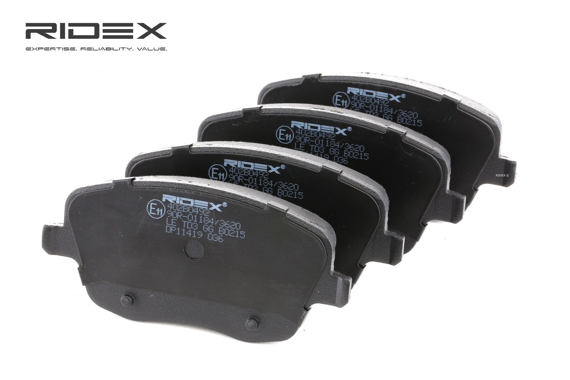 RIDEX Jarrupalat VW,SKODA,SEAT 402B0492 6Q0698151A,6Q0698151A Jarrupalasarja,Jarrupala, Levyjarru