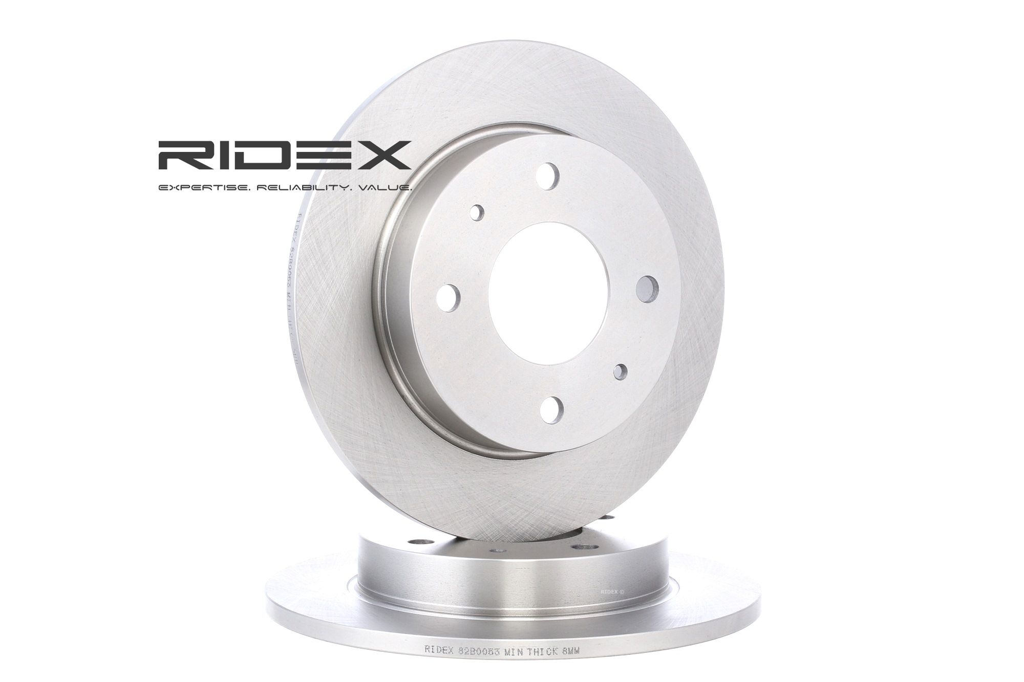 RIDEX Jarrulevyt MITSUBISHI,SMART 82B0053 A4544200072,4605A076,4605A076S1 Jarrulevy M4605A076,4544200072