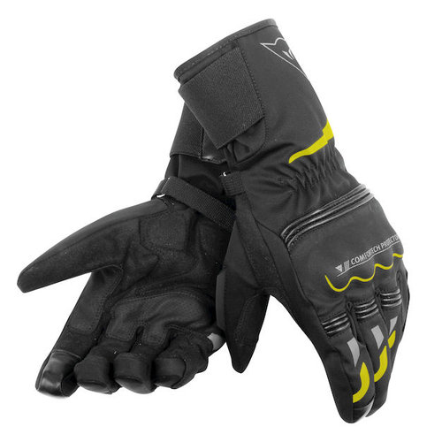 Dainese Tempest Unisex D-Dry Black Yellow-Fluo Long XS
