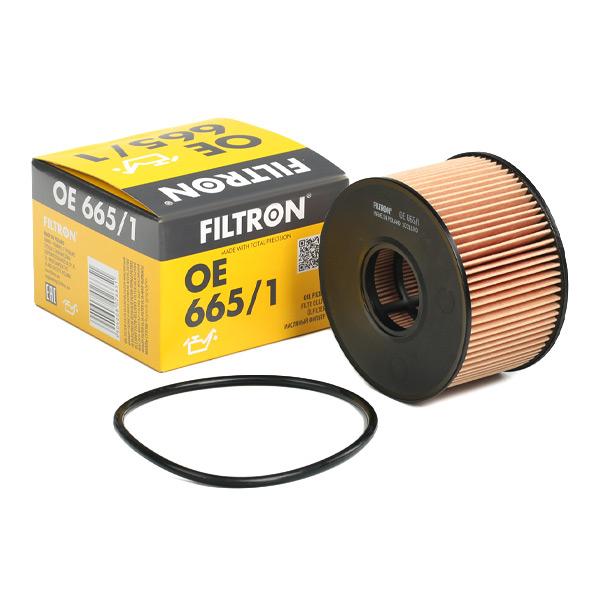 FILTRON Öljynsuodatin FORD,JAGUAR,LTI OE 665/1 1088179,1349745,M8206A01 XS7Q6744A4,XS7Q6744AA,JDE2464