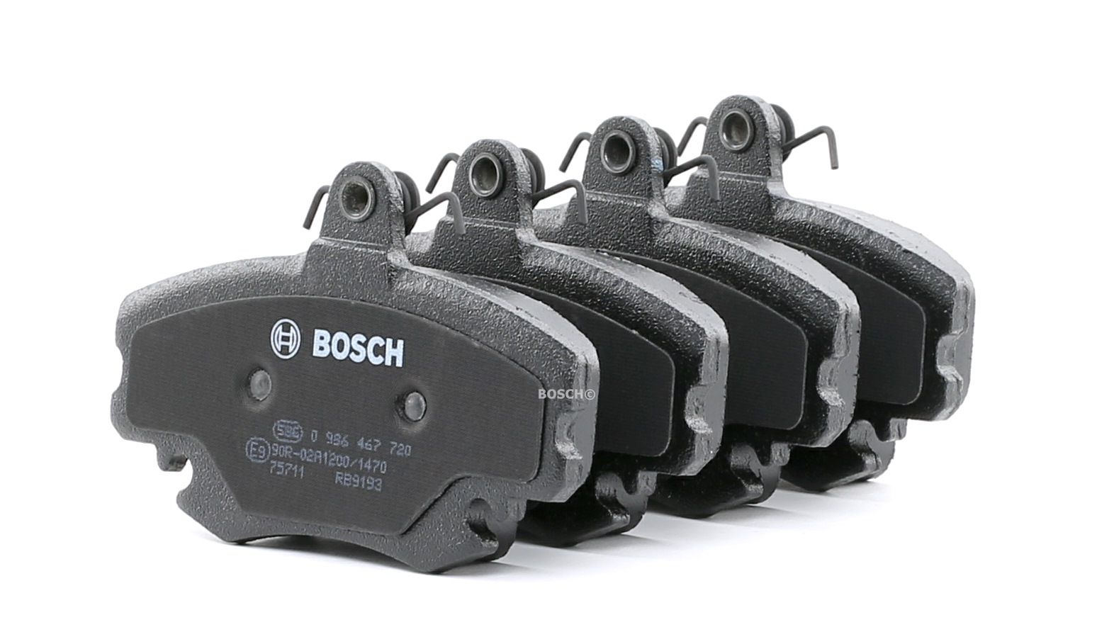 BOSCH Jarrupalat RENAULT,PEUGEOT,DACIA 0 986 467 720 425041,425070,410602192R Jarrupalasarja,Jarrupala, Levyjarru 6001545576,6001547619,6001547911