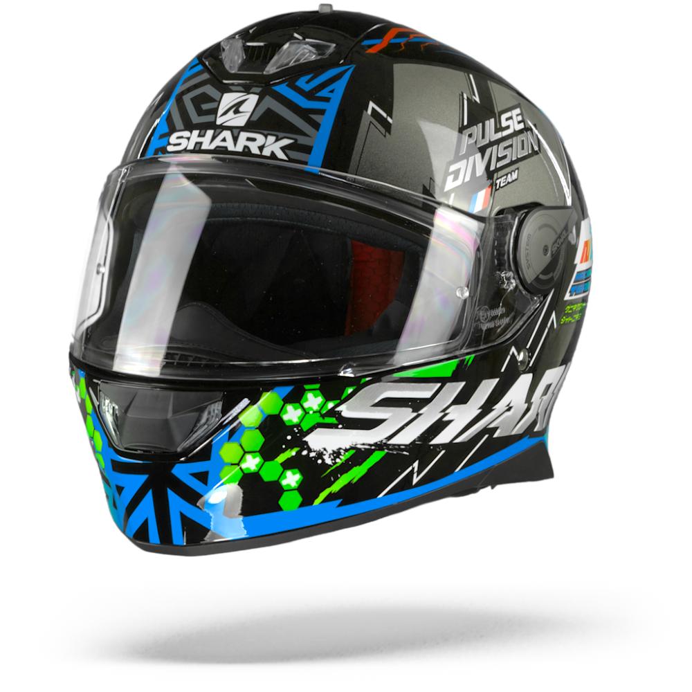 Shark Skwal 2 Noxxys Black Blue Green KBG M