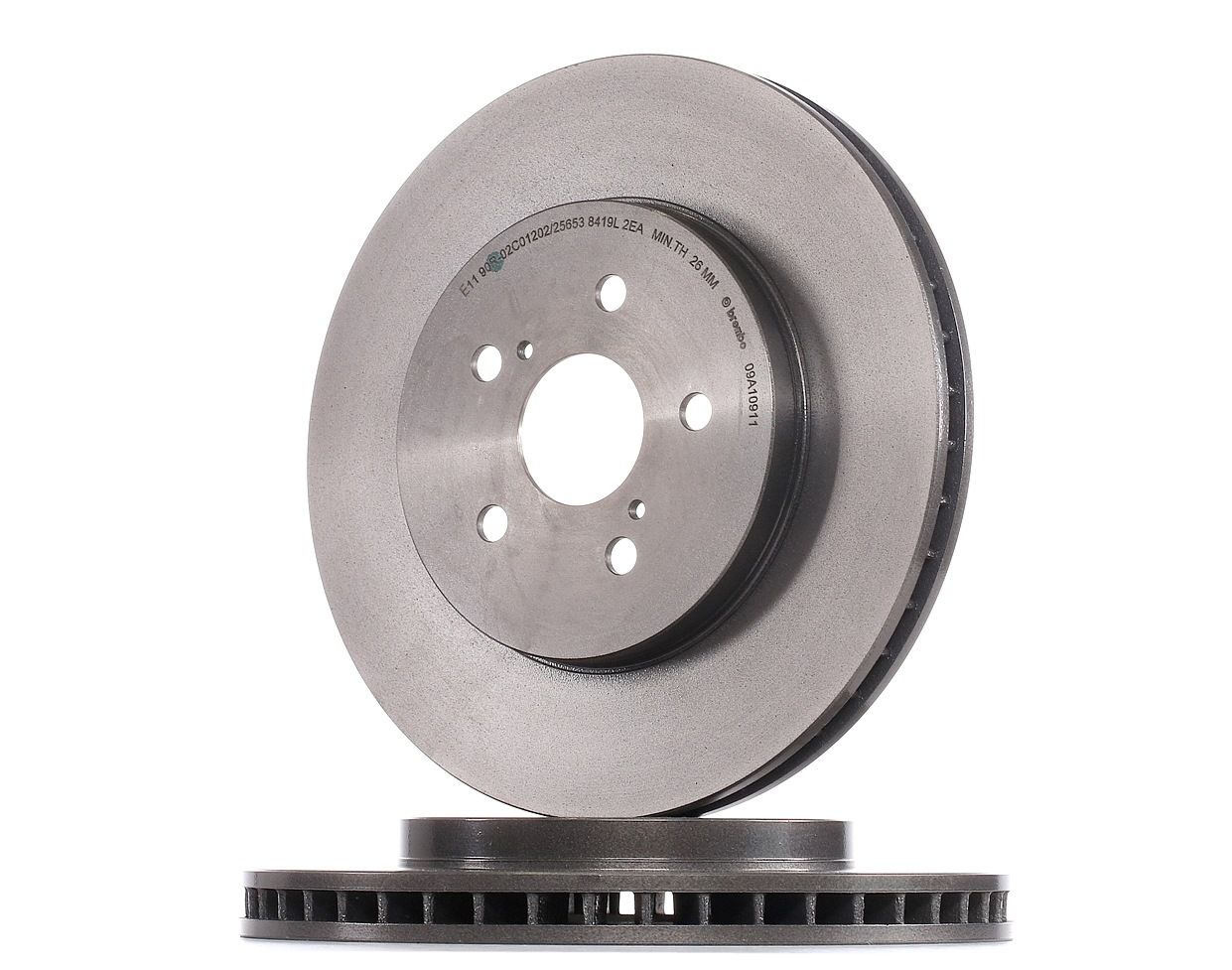 BREMBO Jarrulevyt TOYOTA,LEXUS 09.A109.11 435120E010,4351248080,4351248081 Jarrulevy 4351248081,4351248090,4351248100