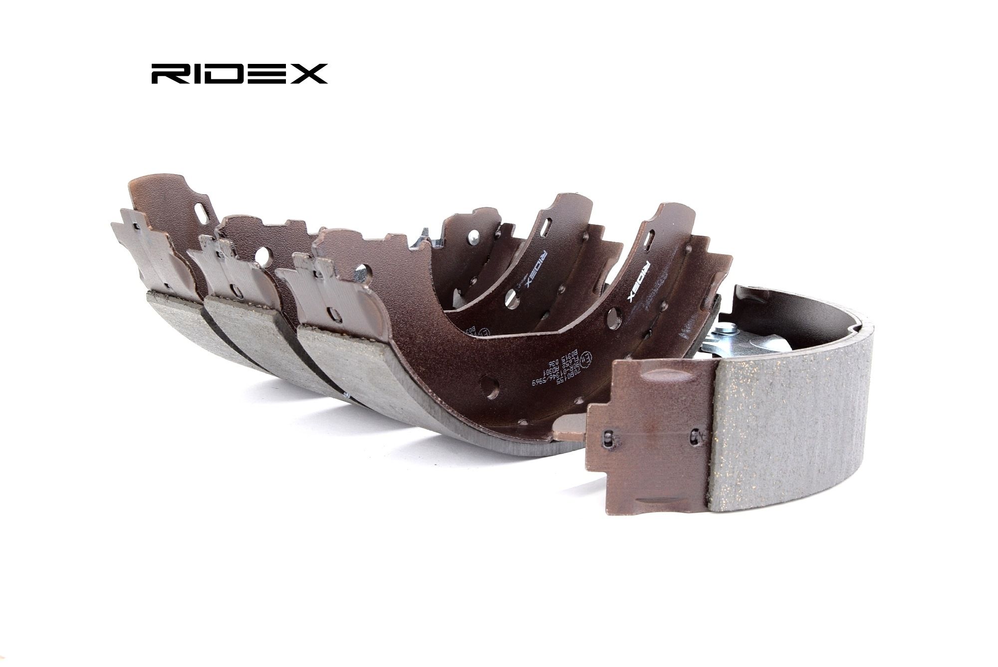 RIDEX Jarrukengät FIAT,PEUGEOT,CITROËN 70B0155 4241L2,77362286,9949490 Jarrukenkäsarja 4241L2