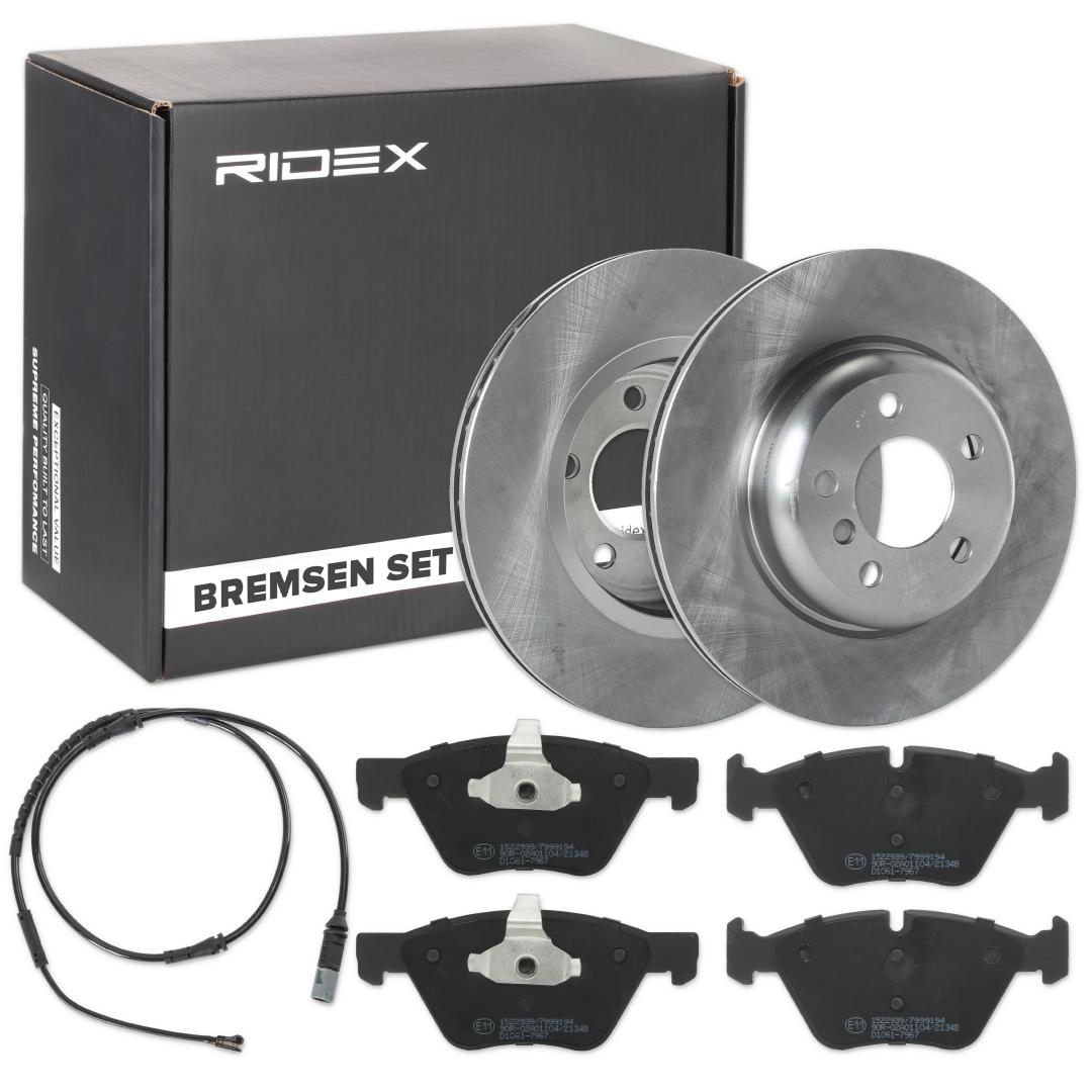 RIDEX Jarrupalasarja Levyjarru BMW 3405B0500