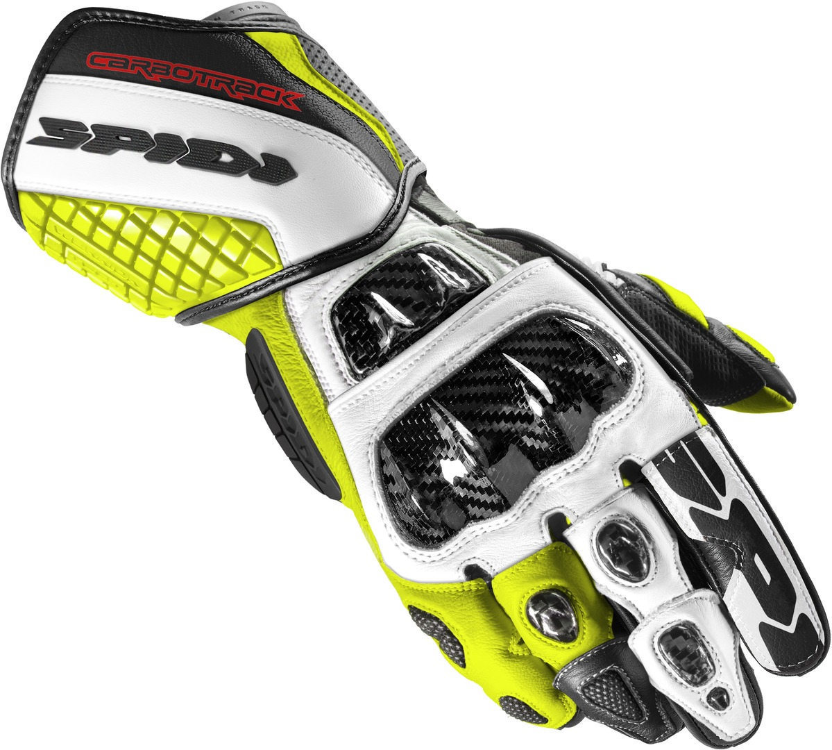 Spidi Carbo Track Evo Black Fluo Yellow S