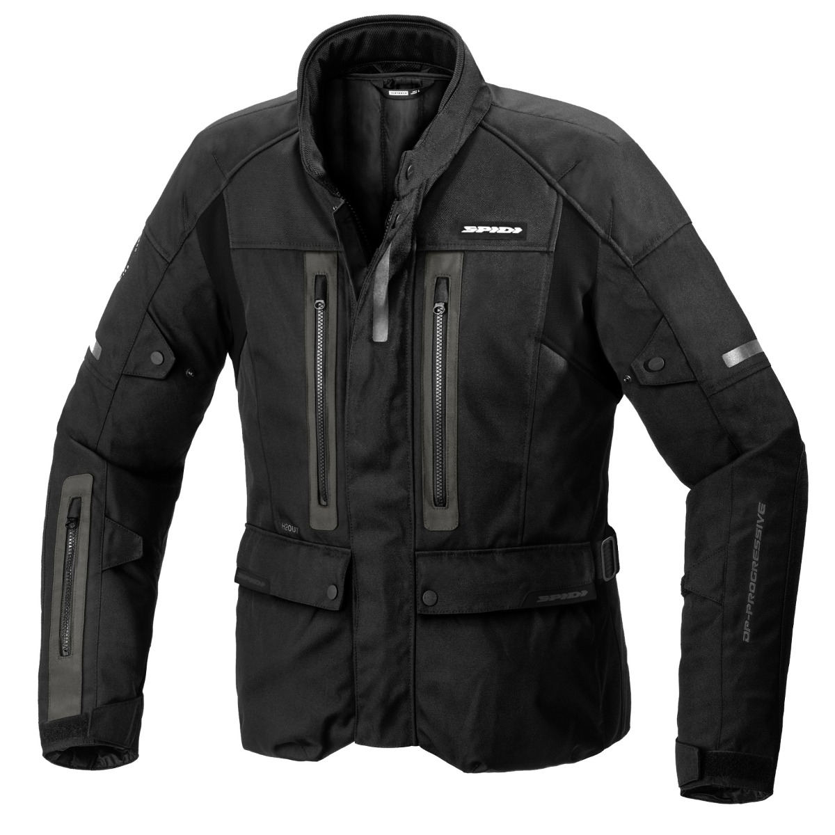 Spidi Traveler 3 Black Motorcycle Jacket M