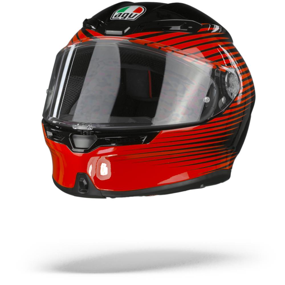AGV K6 Max Vision Rush Black Red XL