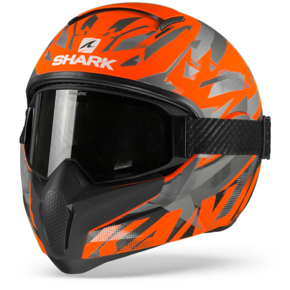 Shark Vancore 2 Kanhji Hi-Vis OAA Matt Orange Anthracite M