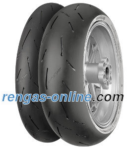 Continental ContiRaceAttack 2 Street ( 120/70 ZR17 TL (58W) M/C, etupyörä )