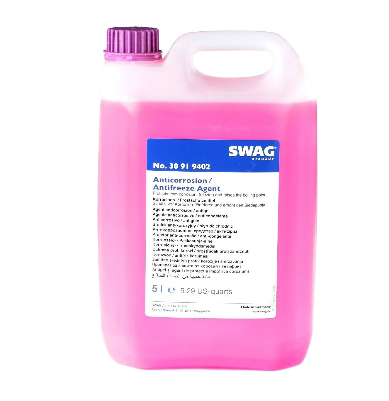 SWAG Jäähdytinneste VW,AUDI,OPEL 30 91 9402 G012A8DA1,G012A8FA1,G012A8FA1S1 Jäähdytysneste,Pakkasneste,Jäätymissuoja B715110,1020121,1047034,1047036