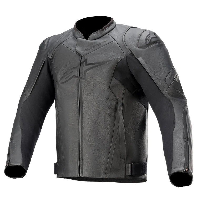 Alpinestars Faster V2 Leather Black Black 48
