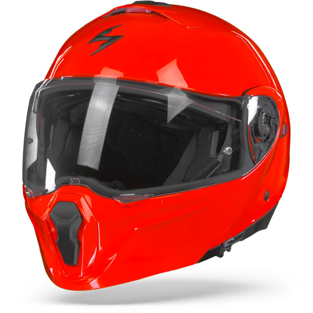 Scorpion EXO-930 Solid Neon Red Modular Helmet S