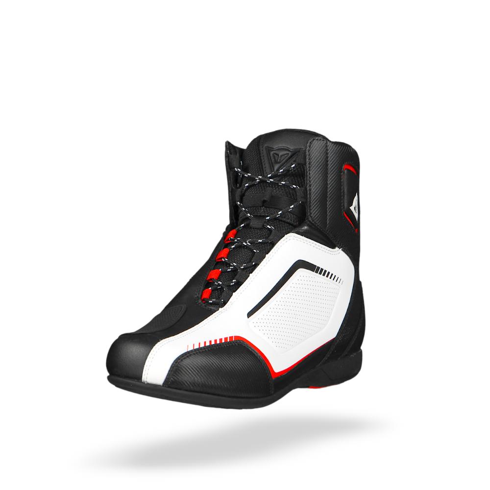 Dainese Raptors Air Black White Lava Red 46