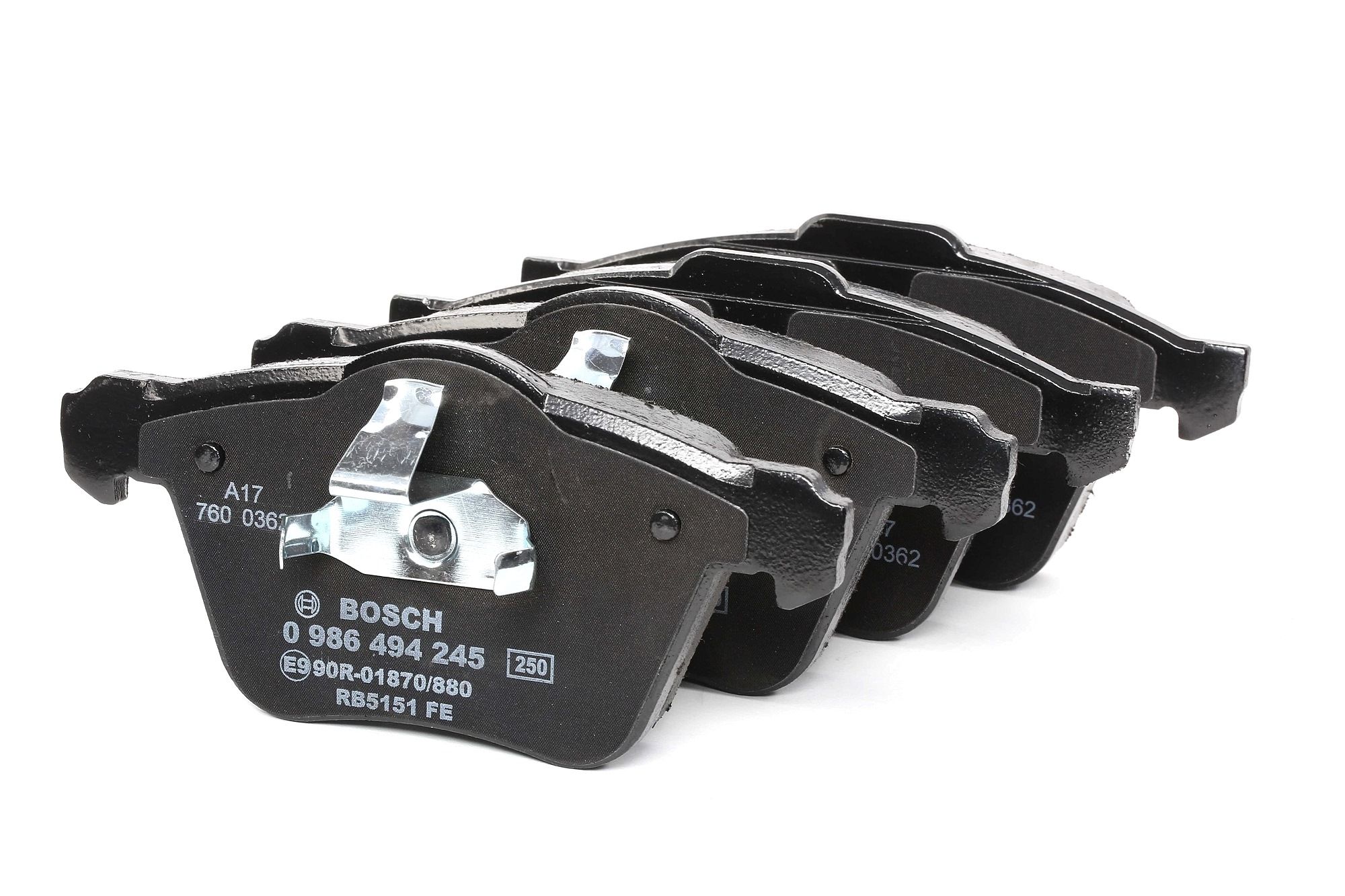 BOSCH Jarrupalat FORD,VOLVO 0 986 494 245 1405511,1423389,1431178 Jarrupalasarja,Jarrupala, Levyjarru 6G9N2K021CA,6G9N2K021CB,6G9N2K021CC,30736322