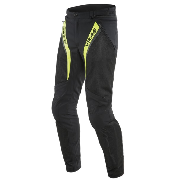 Dainese VR46 Grid Air Tex Black Fluo Yellow 50