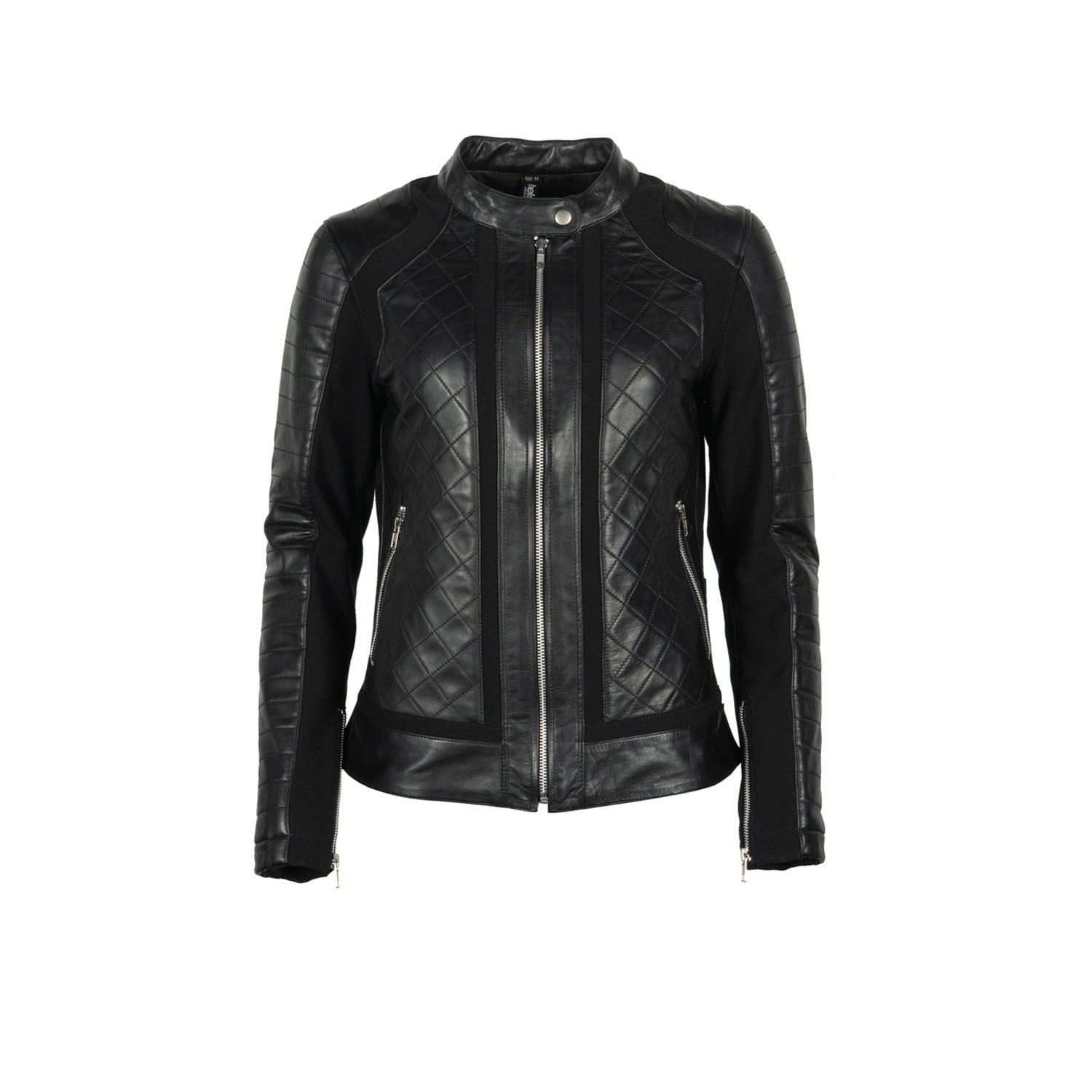 Helstons Kate Leather Soft Stretch Black Black Jacket L