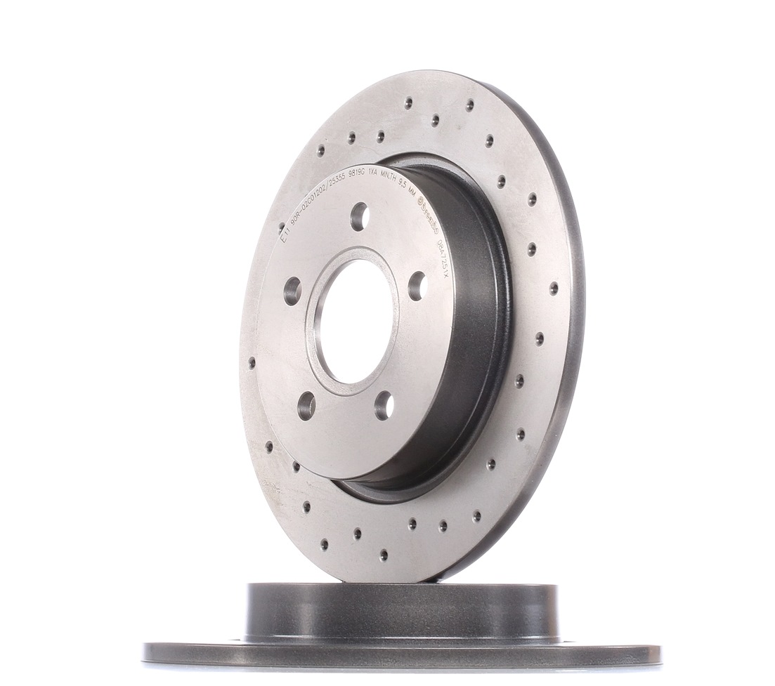 BREMBO Jarrulevyt FORD 08.A725.1X 1704765,1934070,2023618 Jarrulevy 5302181,BV612A315BA,BV612A315CD,BV612A315CE,BV612A315CF,BV6Z2C026C