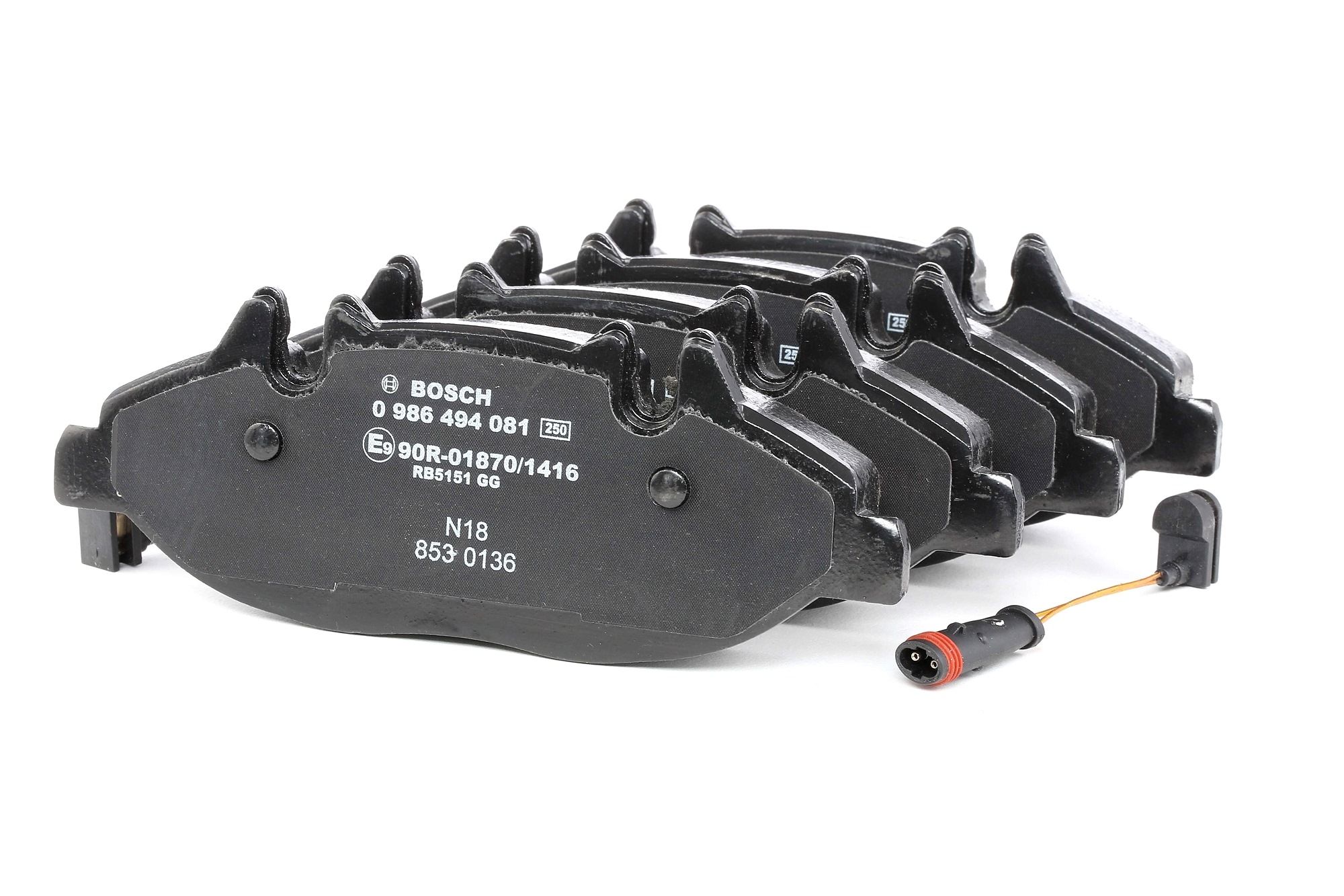 BOSCH Jarrupalat MERCEDES-BENZ 0 986 494 081 0004216110,0014210910,0034207820 Jarrupalasarja,Jarrupala, Levyjarru 0034207910,0064204320,6364200220