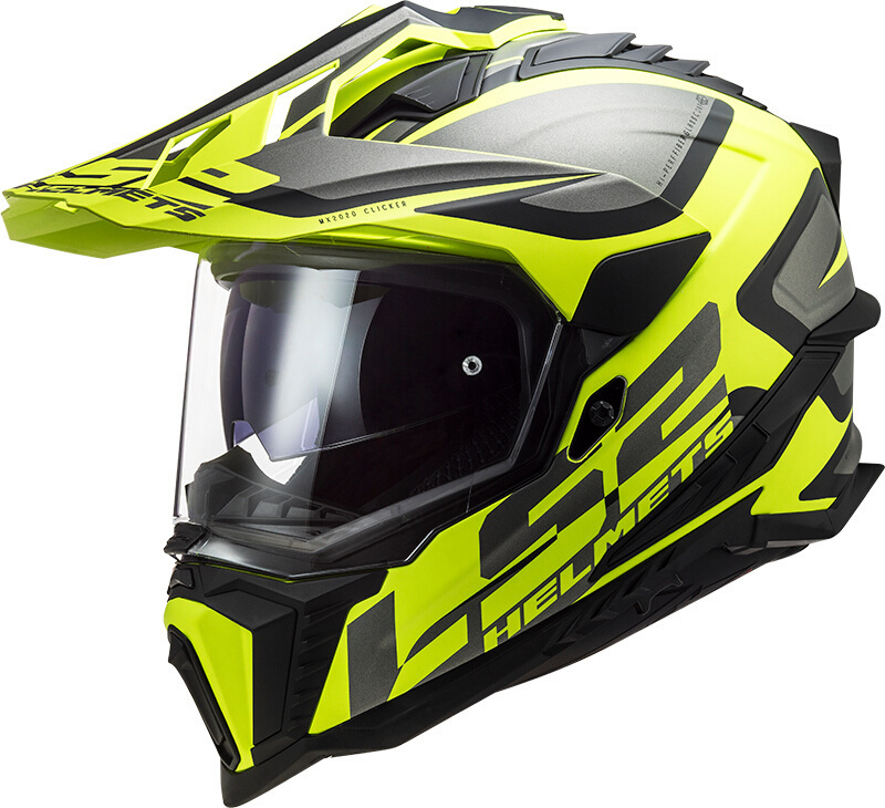 LS2 MX701 Explorer Alter Matt Black Hivis Yellow M