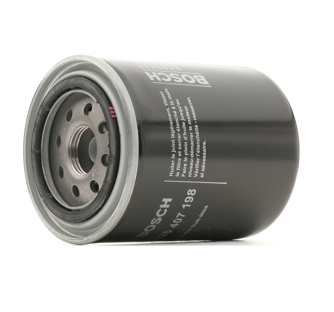 BOSCH Öljynsuodatin NISSAN F 026 407 198 5861024080,5861127200,1N0214302 1520820N00,1520820N01,1520820N1A,1520840L00,1520840L01,1520840L02,AY100NS011