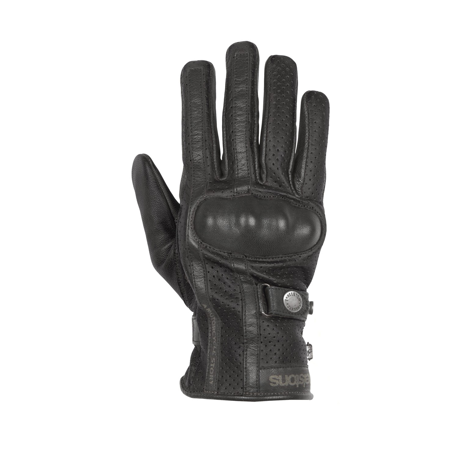 Helstons Eagle Summer Leather Black T8