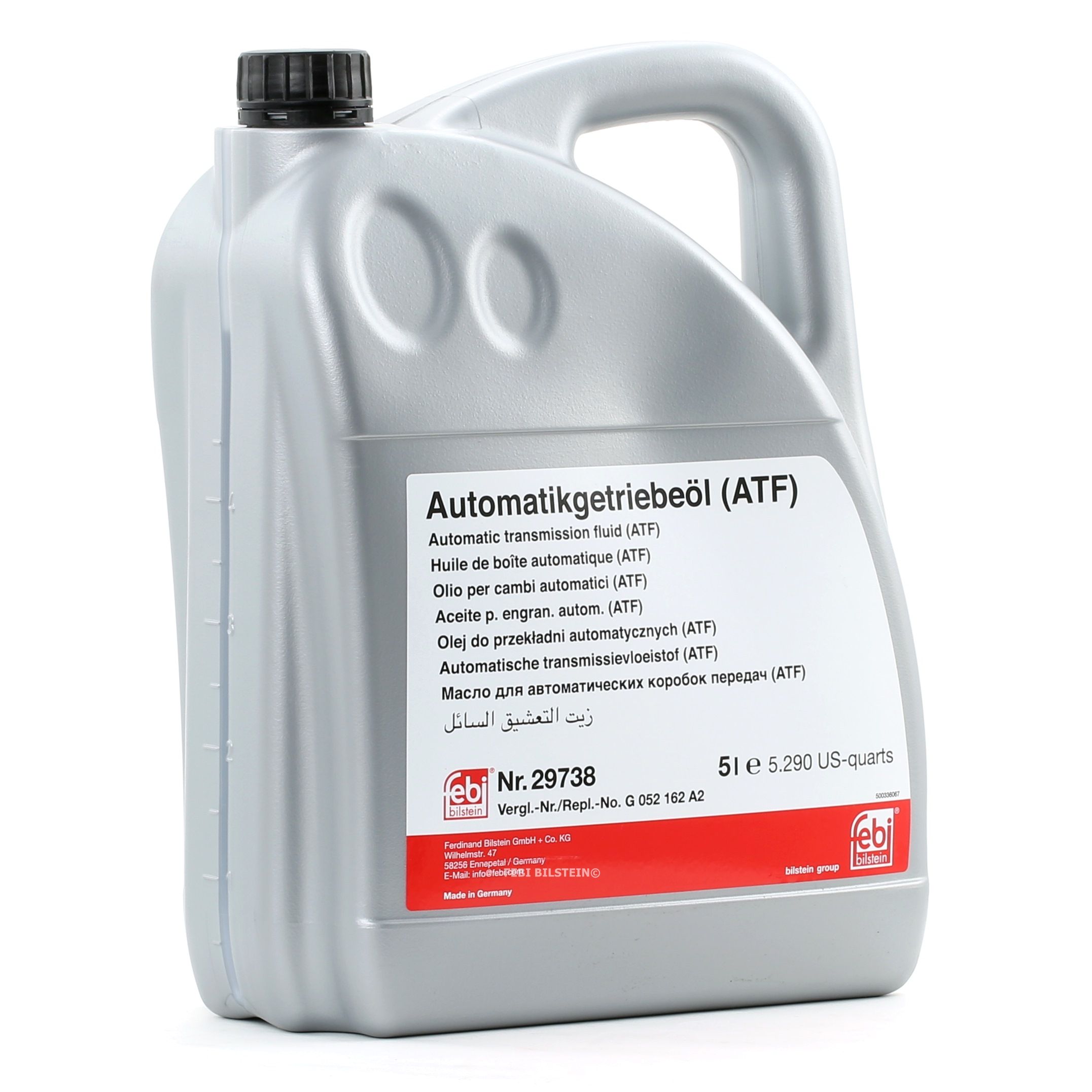 FEBI BILSTEIN Automaattivaihteistoöljy VW,AUDI,MERCEDES-BENZ 29738 G052162A1,G052162A2,G052162A2S1 83220002121,83222305395,83222344206,83222344588
