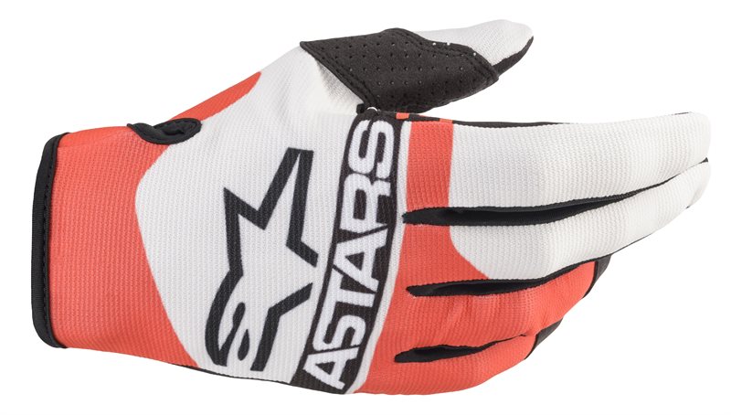 Alpinestars Radar Gloves Off White Red Fluo Blue XL