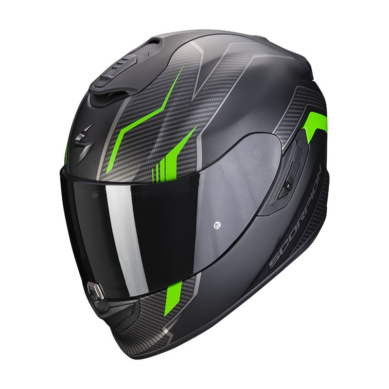 Scorpion Exo-1400 Air Fortuna Matt Black-Green M