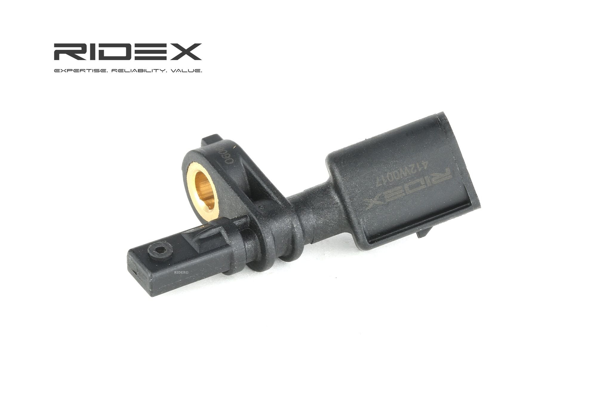 RIDEX ABS Anturi VW,AUDI,SKODA 412W0017 6Q0927804A,6Q0927804B,WHT003860 ABS Tunnistin,Tunnistin, Kiertonopeus 6Q0927804A,6Q0927804B,WHT003860