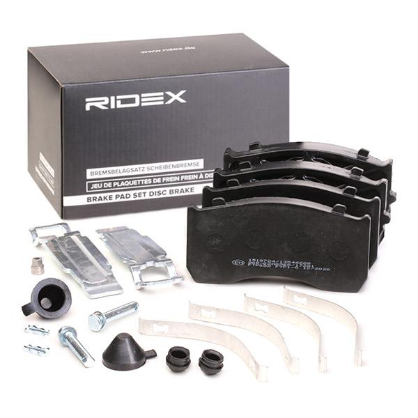 RIDEX Jarrupalat MERCEDES-BENZ,MAN 402B1162 81508205074,81508205085,81508206040 Jarrupalasarja,Jarrupala, Levyjarru 81508206043,81508206054,0004211010