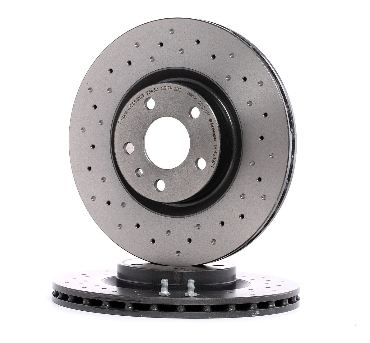 BREMBO Jarrulevyt OPEL,FIAT,ALFA ROMEO 09.4939.2X 164102202300,46445006,46776742 Jarrulevy 6001073198,60551775,60569163,60571548,60578093,60622077