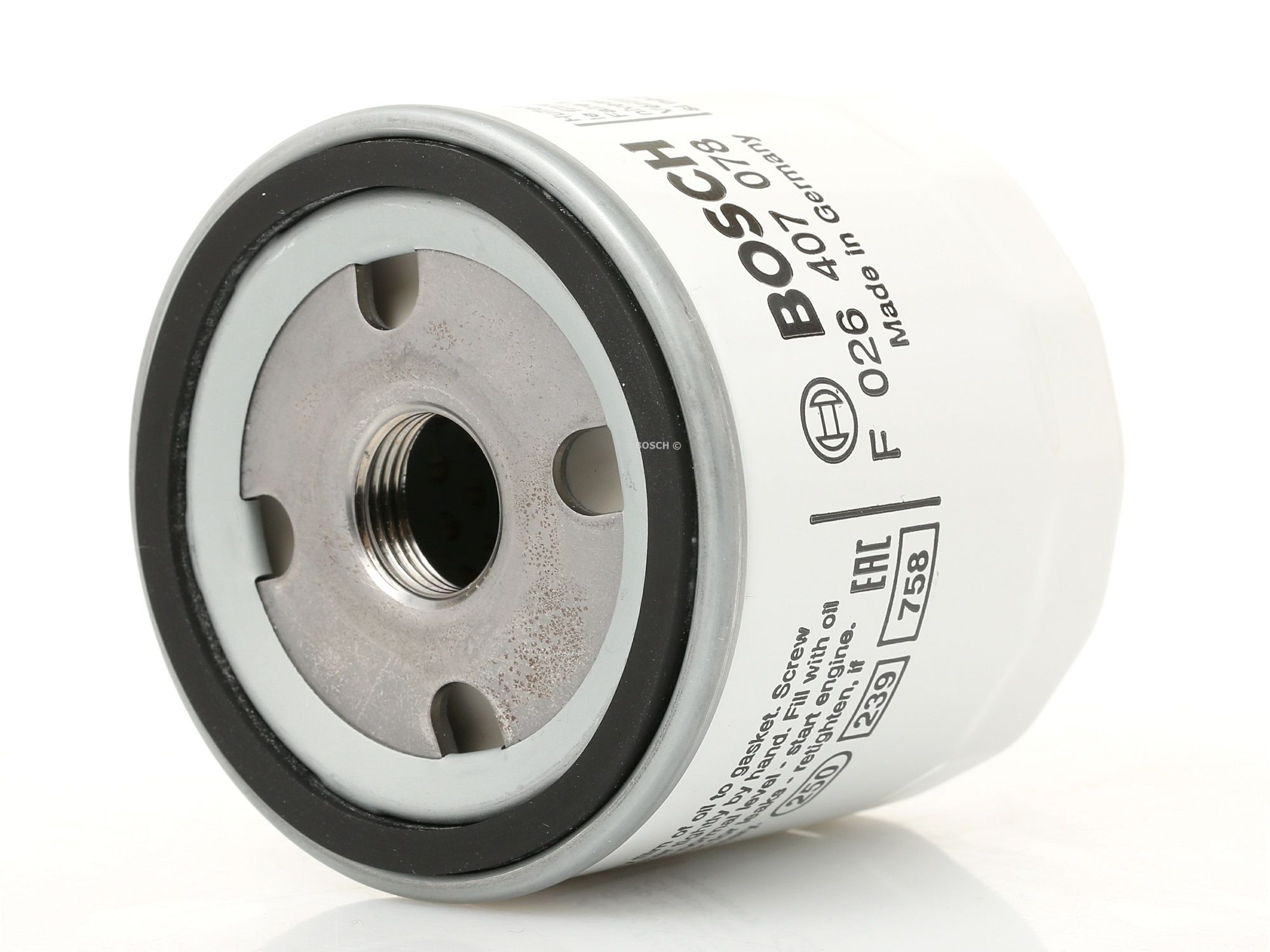 BOSCH Öljynsuodatin FORD,MAZDA,VOLVO F 026 407 078 1007705,1007706,1070521 1455760,1667890,1678162,1682366,1714387,1883037,2164292,7S7G6714A1A